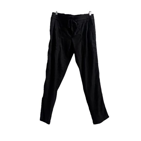 Lord and Taylor Black Drawstring Lightweight Pants Quiet Luxury Vintage 90s - Picture 1 of 5